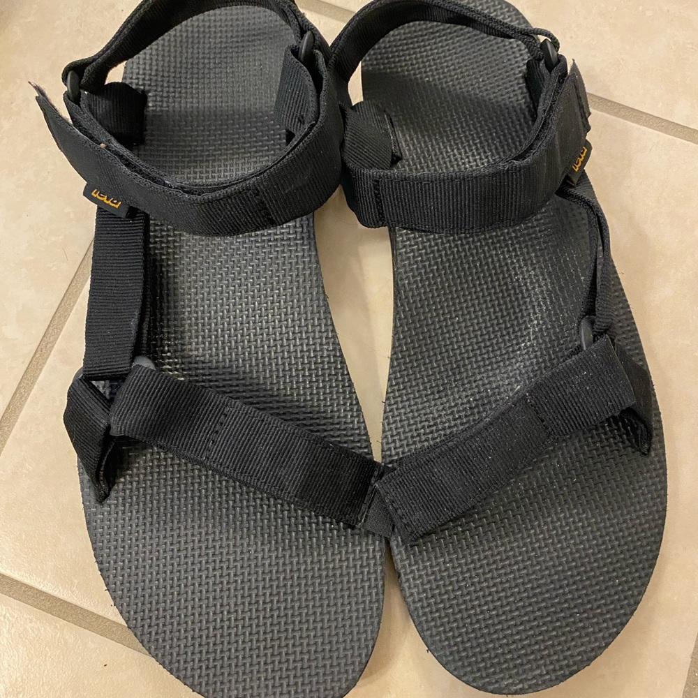 Teva size 12 Black Original Universal Sport Hiking Sandals